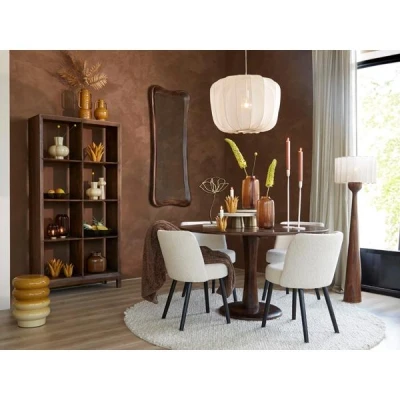 Afbeelding van Alamos spiegel hout roodbruin