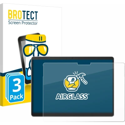 Afbeelding van BROTECT Screenprotector voor Microsoft Surface Pro 10 Folie Beschermfolie Beschermglas transparant (3 Stuks)