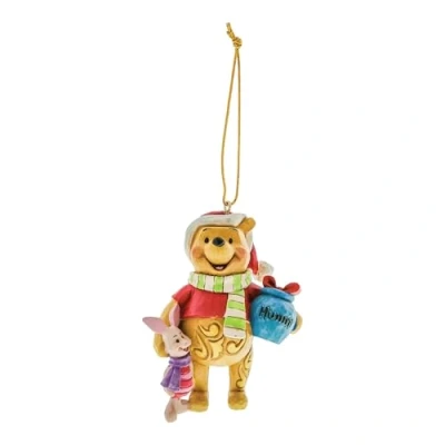 Afbeelding van Disney Traditions Ornament Kersthanger Winnie &amp;Piglet 9 cm