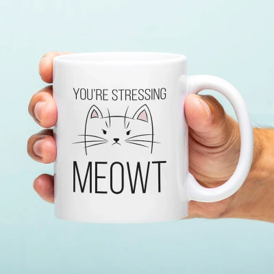 Afbeelding van Mok You&#039;re Stressing Meowt
