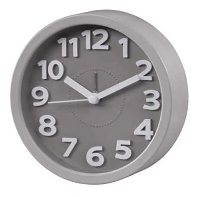 Afbeelding van Hama Wekker Retro Rond Taupe