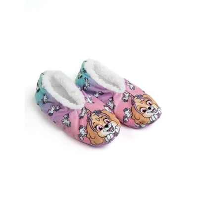 Afbeelding van United Labels Homesocks Ballerina&#039;s voor meisjes en jongens, ABS, gevoerde winterpantoffels, pantoffels, paw patrol roze