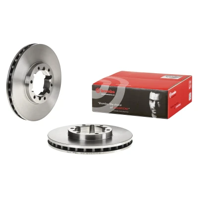 Afbeelding van BREMBO 09.E167.10 Remschijf 276 28 6 interne ventilatie NISSAN: Cabstar, NT400 Cabstar