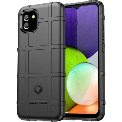 Afbeelding van iMoshion Hoesje Geschikt voor Samsung Galaxy A03 Siliconen Thunder Backcover Zwart