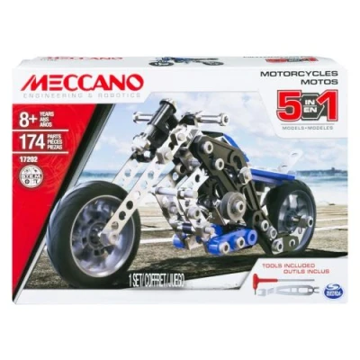 Image de Jeu de construction Meccano Motos 5 modèles