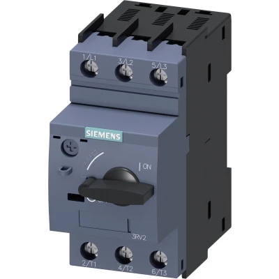Afbeelding van Siemens 3RV2011 1FA10 Vermogensschakelaar 1 stuk(s) Instelbereik (stroomsterkte): 3.5 5 A Schakelspanning (max.): 690 V/AC (b x h d) 45 97 mm