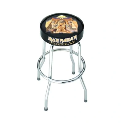 Afbeelding van Rocksax Iron Maiden Powerslave Barkruk Zwart