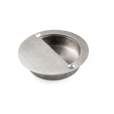 Afbeelding van Ronde komgreep van RVS 65 mm