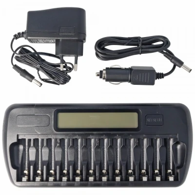 Afbeelding van everActive NC 1200 microprocessorgestuurde NIMH oplader met LCD display voor 1 12 AA / AAA batterijen
