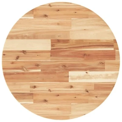 Afbeelding van Tafelblad rond Ø 60x4 cm massief acaciahout