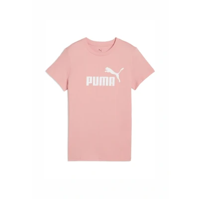 Afbeelding van ESS No. 1 Logo T shirt voor Dames, Roze, Maat S PUMA