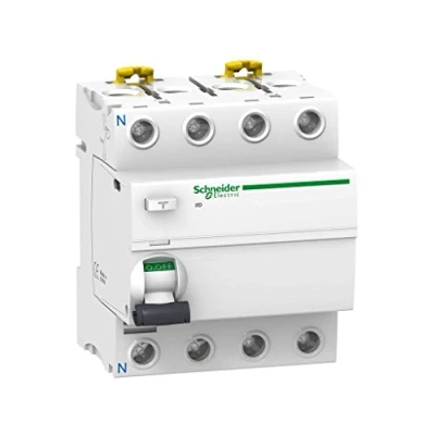 Afbeelding van Schneider Electric A9R84425 iID differentiaalschakelaar, klasse AC, 4P, 25A, 300mA, 73,5 mm x 72 91 mm, wit