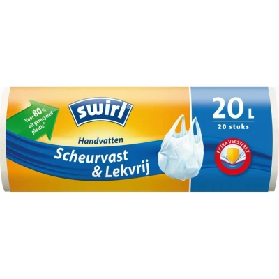 Afbeelding van Swirl Pedaalemmerzakken met Handvat 20 liter stuks