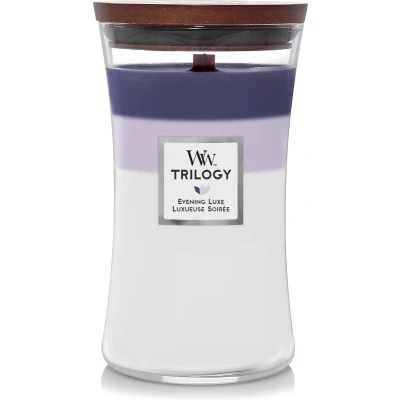 Afbeelding van WoodWick Geurkaars Large Trilogy Evening Luxe 18 cm / ø 10