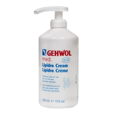 Afbeelding van Gehwol Gerlach Medische set Lipidro voetcrème groot formaat voor salon 0,5 l 500 ml / grootste op Amazon behandelt en verzacht de huid ter compensatie van lipiden hydratatie kan door iedereen