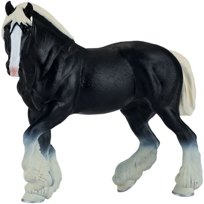 Afbeelding van Mojo Horse World Zwarte Clydesdale Paard 381083