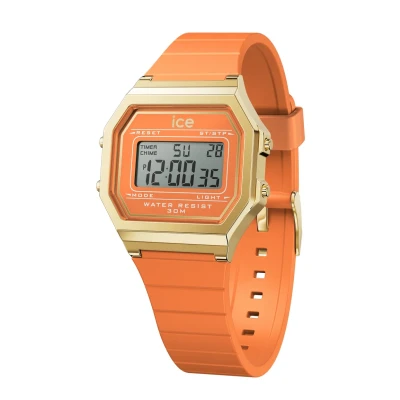 Afbeelding van Ice Watch Retro Digitaal horloge, Dames, Maat: One Size, Apricot crush