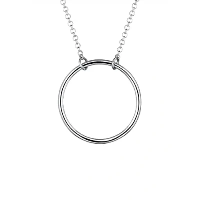 Afbeelding van Elli Dames Halsketting Kreis Rund Geo Minimal 925 Sterling Silber