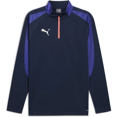 Afbeelding van Puma Individualliga 1/4 ZIP Longsleeve, Heren, Maat: XXL, Club navy