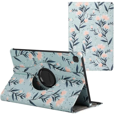 Afbeelding van iMoshion Tablet Hoes Geschikt voor Samsung Galaxy Tab S6 Lite / (2024) (2022) 360 Draaibare Design Bookcase 2.0 Meerkleurig /Flowers