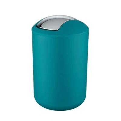 Afbeelding van Wenko Afvalemmer Brasil 6,5 Liter Polypropyleen Turquoise