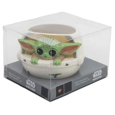 Afbeelding van Star Wars The Mandalorian 3D Mug Grogu 385 ML