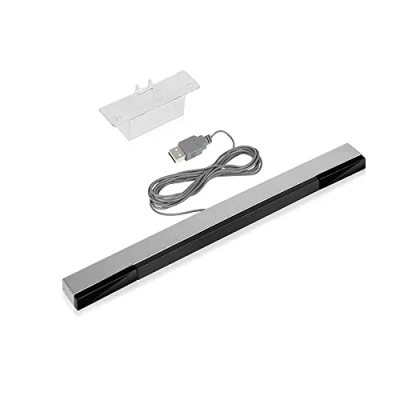 Afbeelding van WICAREYO USB sensorbalk voor Wii U, infrarood signaalontvanger en U console met stabiele stand