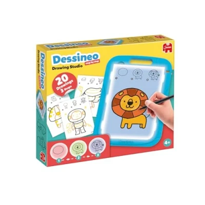 Afbeelding van Jumbo Dessineo Compact Leer stap voor tekenen Vanaf 4 jaar Tekenstudio