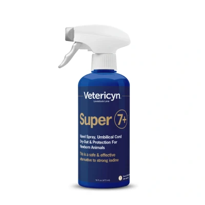 Image de Vetericyn Super 7+ Naveldip &quot;soin du cordon ombilical&quot;, 3785 ml, Convient aux Bovins Vaches Porcs