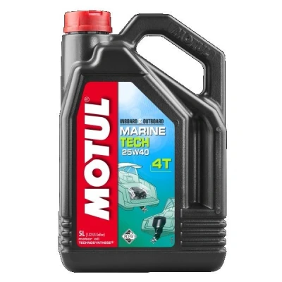 Afbeelding van Motul Marine Tech 4T 25W 40 5L Motorolie 107716