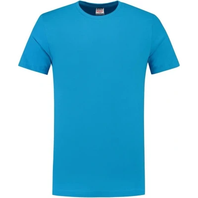 Afbeelding van Tricorp T Shirt Casual 101004 160gr Slim Fit Turquoise Maat 3XL