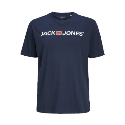 Afbeelding van Jack &amp; Jones Jjecorp LOGO TEE CREW NECK Tshirt print, Heren, Maat: 2XL, Navy blazer
