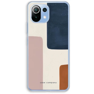 Afbeelding van Case Company® hoesje geschikt voor Xiaomi Mi 11 Lite Geo #5 Soft Cover Telefoonhoesje Bescherming aan alle Kanten en Schermrand