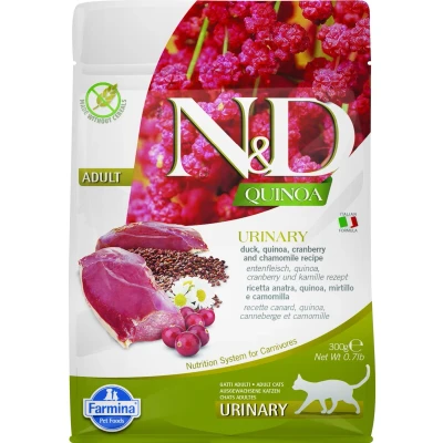 Afbeelding van N&amp;D Quinoa voeding voor de gecastreerde kat Eend 300 gr.