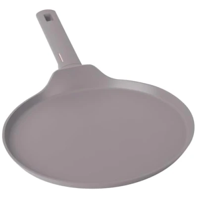 Afbeelding van Berlinger Haus Pannenkoekenpan met titanium coating, 28 cm, taupe, energiebesparend en milieuvriendelijk