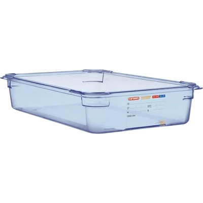 Afbeelding van Araven ABS blauwe GN 1/1 voedseldoos 10cm diep