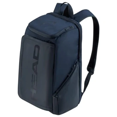 Afbeelding van HEAD Uniseks tennisrugzak voor volwassenen, marineblauw, 28 l, lang, lange lengte, Navy Blauw
