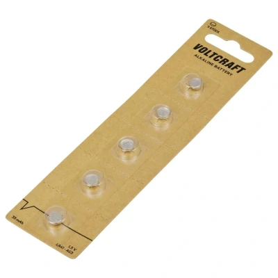 Afbeelding van VOLTCRAFT LR41 Knoopcel 1.5 V 35 mAh Alkaline VC 16108020 5 stuk(s)