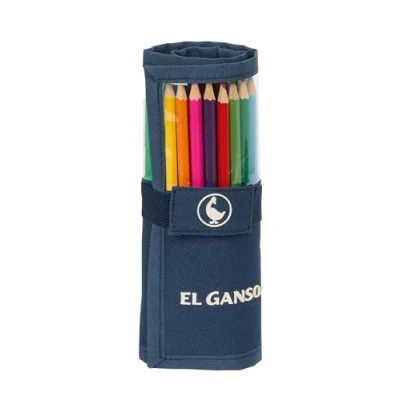 Afbeelding van Schoolpennenzak El Ganso Classic Marineblauw 7 x 20 cm 27 Onderdelen