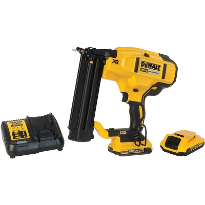 Afbeelding van DeWalt DCN680D2 18V Li Ion Accu tacker set (2x 2.0Ah accu) in TSTAK 15 54mm 18 Gauge koolborstelloos