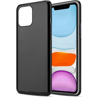 Afbeelding van Cadorabo Hoesje geschikt voor Apple iPhone 12 MINI in ZWART Beschermhoes gemaakt van flexibel TPU Silicone Case Cover