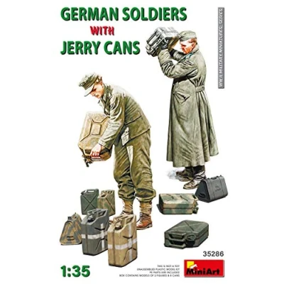 Afbeelding van 1:35 MiniArt 35286 German soldiers with jerry cans Plastic Modelbouwpakket