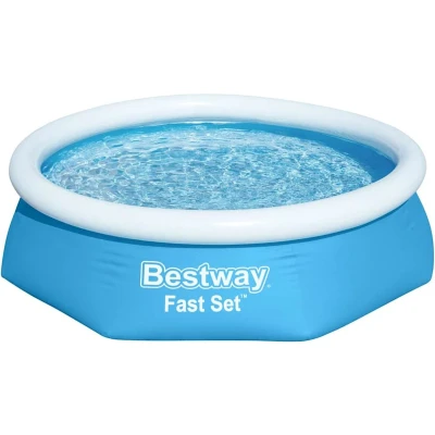 Afbeelding van Bestway Fast Set Zwembad opblaasbaar rond 244x66 cm
