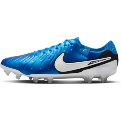 Afbeelding van Nike Performance Rasen Legend Elite Voetbalschoenen met kunststof noppen, Heren, Maat: 45.5, Blau weiss Kunststof/ textiel