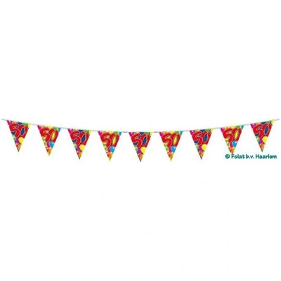 Image de Ligne de drapeau 50 ans double face