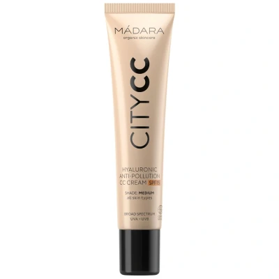 Afbeelding van MÁDARA Citycc Hyaluronic Antipollution CC Cream SPF15 cream, Maat: 40 ml, Medium beige