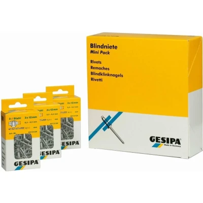 Afbeelding van Gesipa 1433850 PolyGrip Mini Pack Blindklinknagel Platbolkop AL/ST 4,8 x 10 mm (50st)