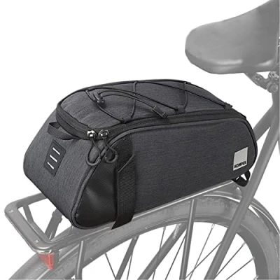 Afbeelding van HOMPER Waterdichte fietstas, fietstas voor bagagedrager, transporttas, bagagetas, draagtas met schouderriem en handvat, 7 l