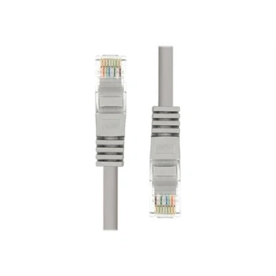 Image de ProXtend Cordon de raccordement RJ 45 (M) pour 10 m 5.4 mm UTP CAT 5e IEEE 802.3at moulé, sans crochet, bloqué gris