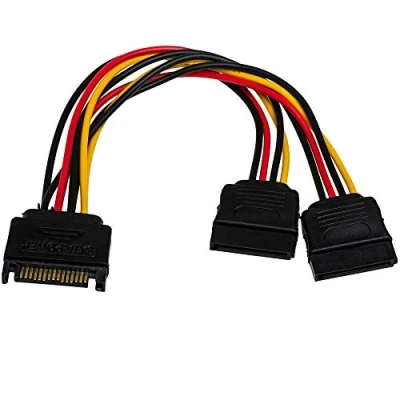 Image de Akyga Répartiteur d&#039;alimentation alimentation SATA (M) pour (F) 15 cm